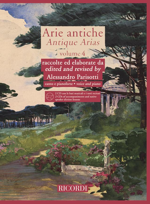 Arie Antiche volume 4 - raccolte ed elaborate da A. Parisotti - pro zpěv a klavír